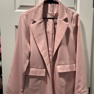 Elegant Pink Women's Blazer
